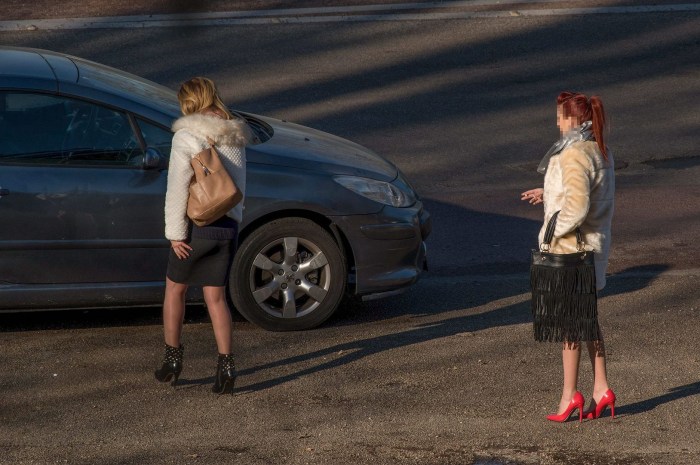 Street prostitution on the highway