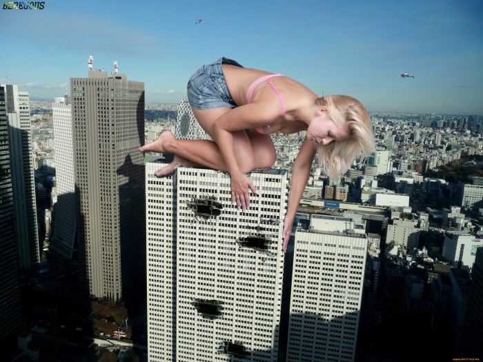 Beautiful anal on the roof