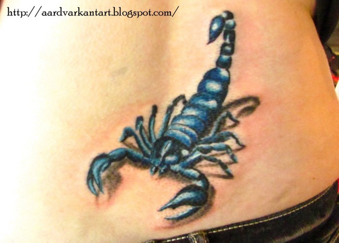 Tattoo Scorpio Robot