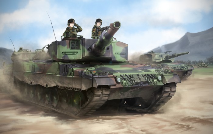 Girls and tanks
