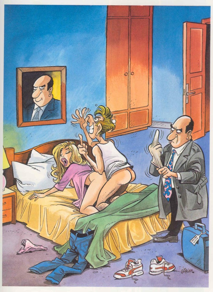 Caricatures for naked women