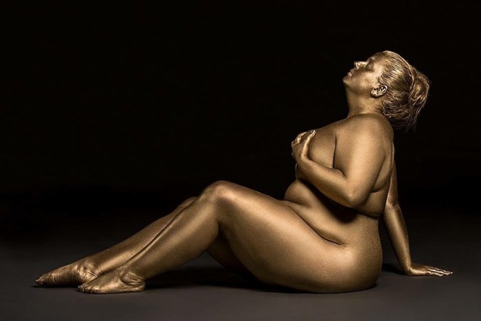 The beauty of the body of a woman