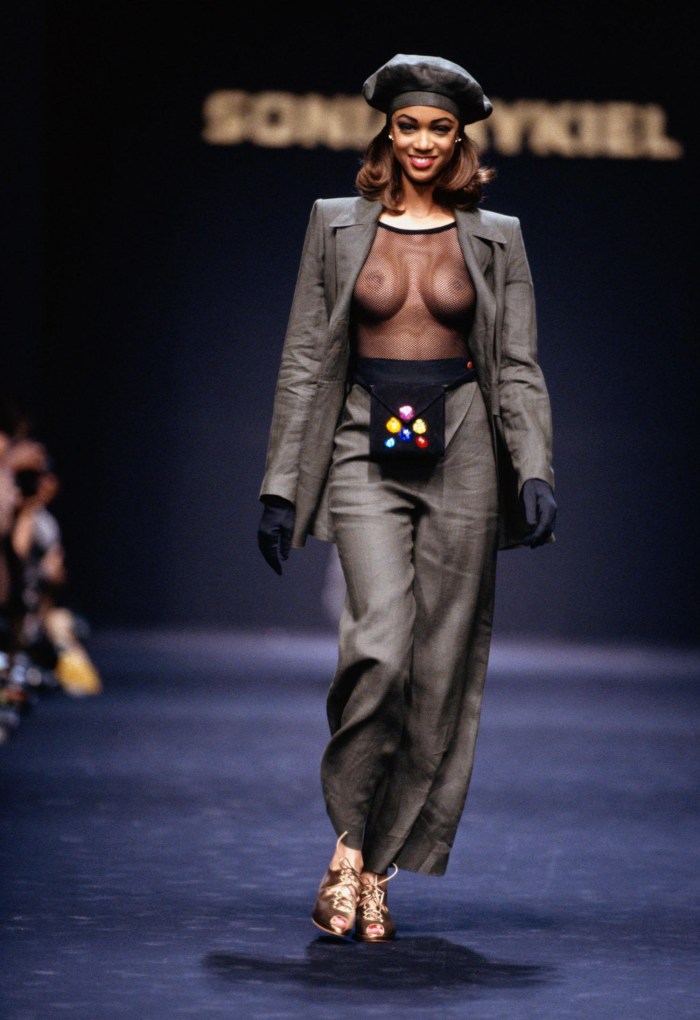Girls on the catwalk naked