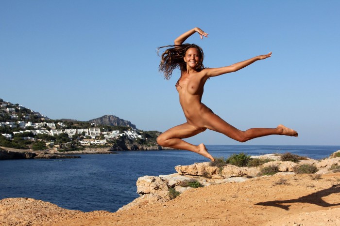 Excited nudists