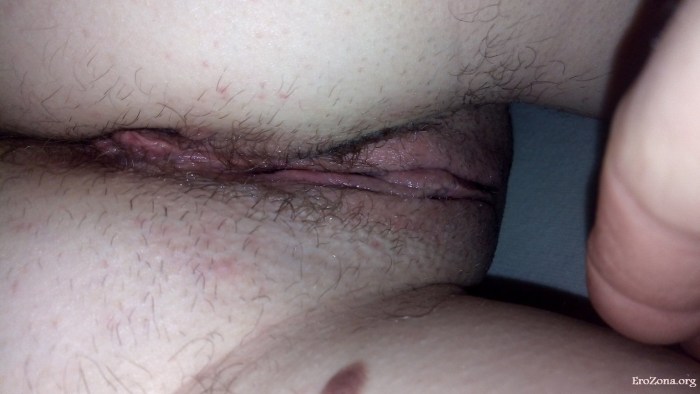 Wife hairy pussy with daler