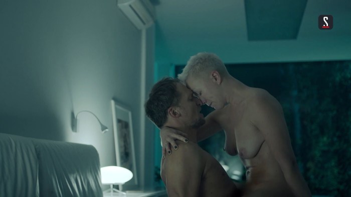Naked Daria Moroz in the series "Casters"