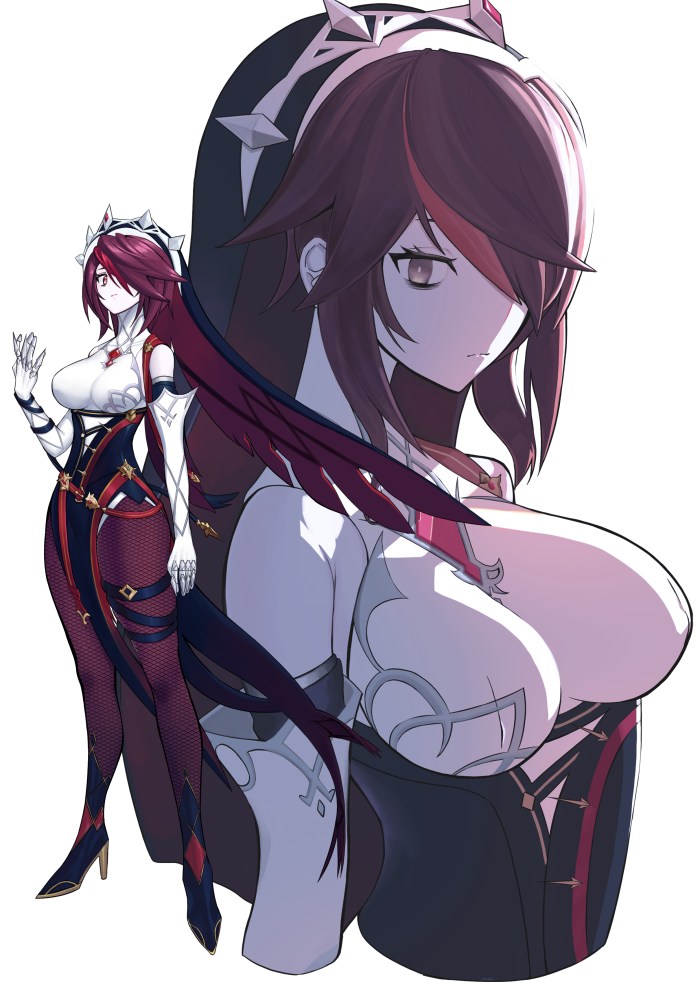Rosaria Genshin Impact Nude
