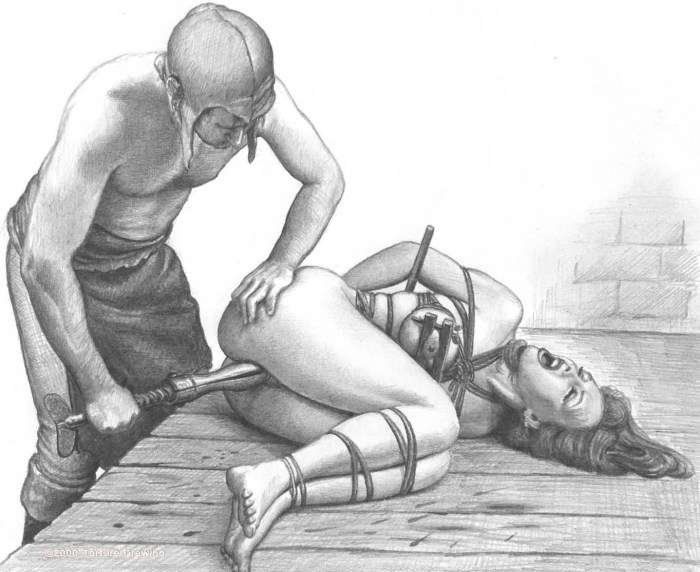 Anal torture of the Middle Ages