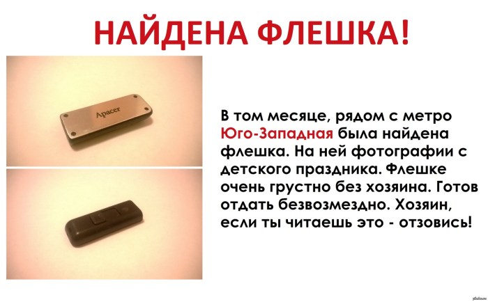 What is in the flash drive