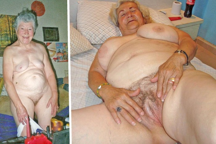 Erotic naked old women