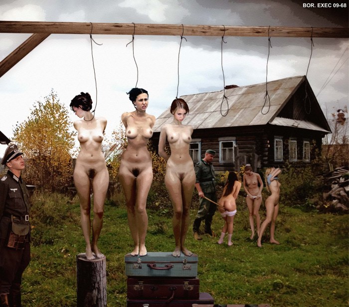 Staging torture and executions