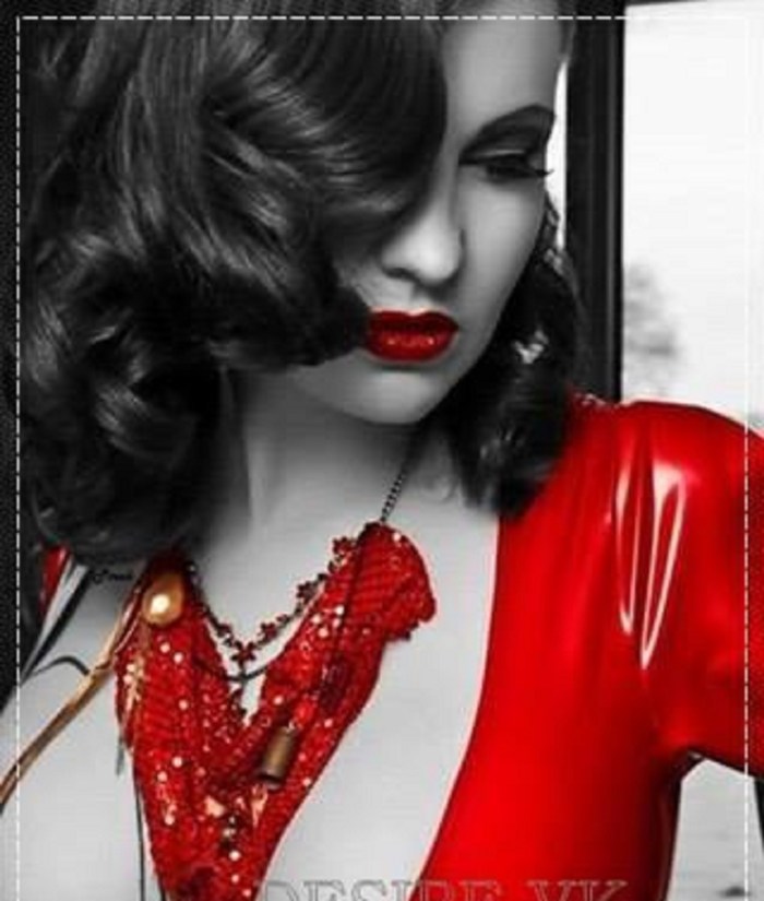 Beautiful girls black and red