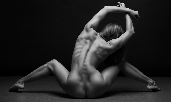 Beautiful naked female body