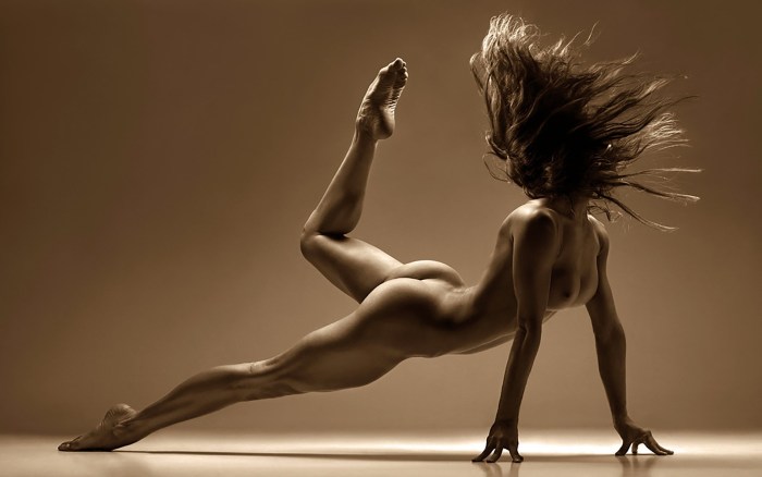 Beautiful naked body of a woman