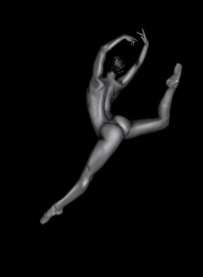 Naked ballerinas in the locker room