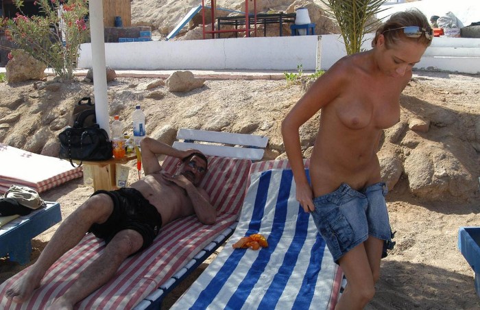 Naked women in hotels with Turks