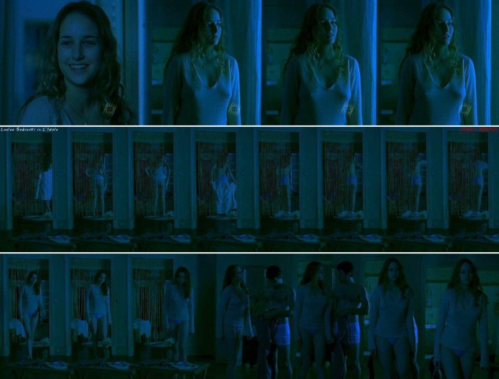 Lily Sobeski Naked in the Cinema