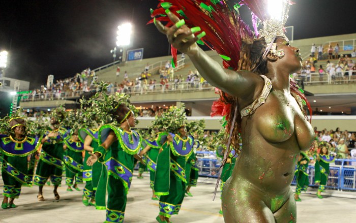 Naked carnival in Bolivia