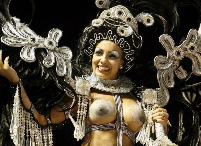 Venetian naked carnival