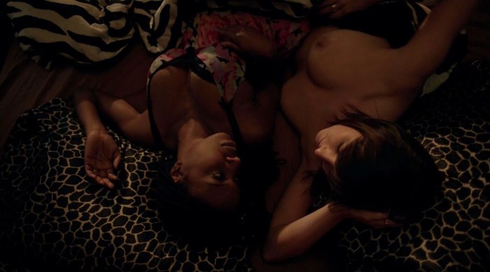 Isidora Gorester and Shanola Hampton