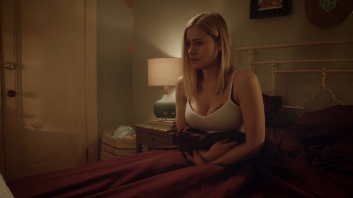 Olivia Taylor Dudley in a swimsuit