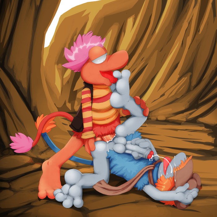 Hentai with monsters from Skubi-da