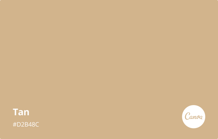 Tan color