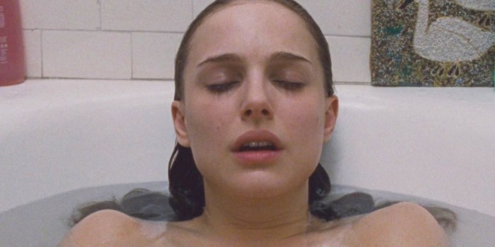 Milk on the face of a girl