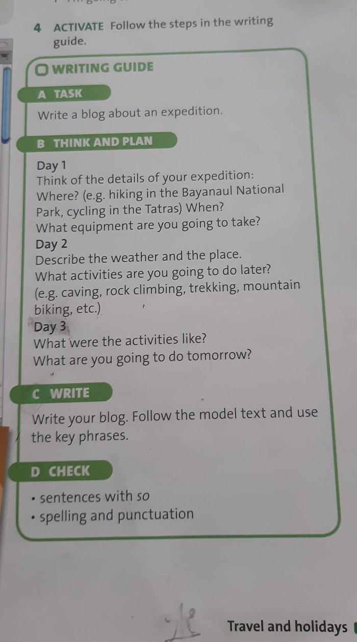 Follow The Steps in the Writing Guide Ex 5