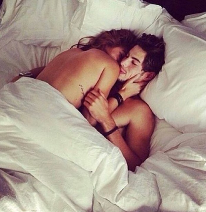 Hugs in bed