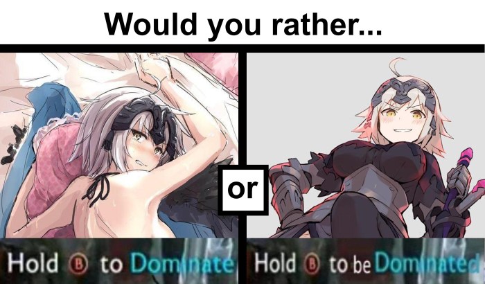 Wants to be dominated meme Original