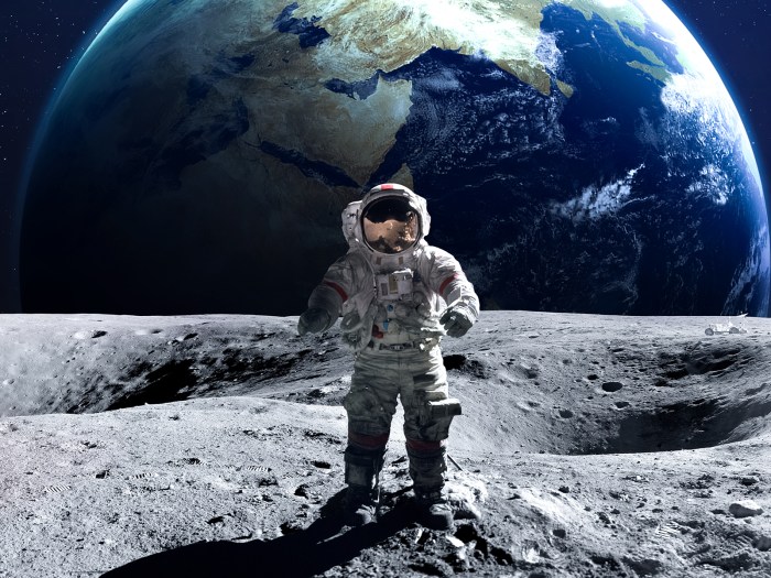 Man on the moon