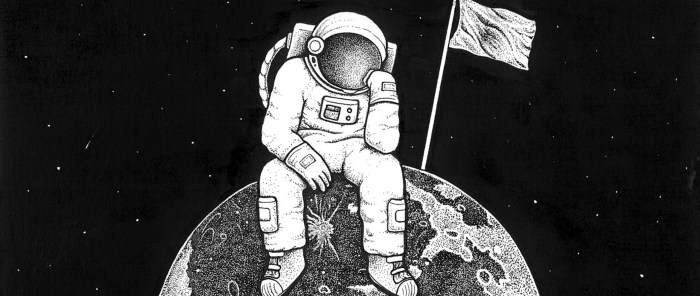 Sad astronaut