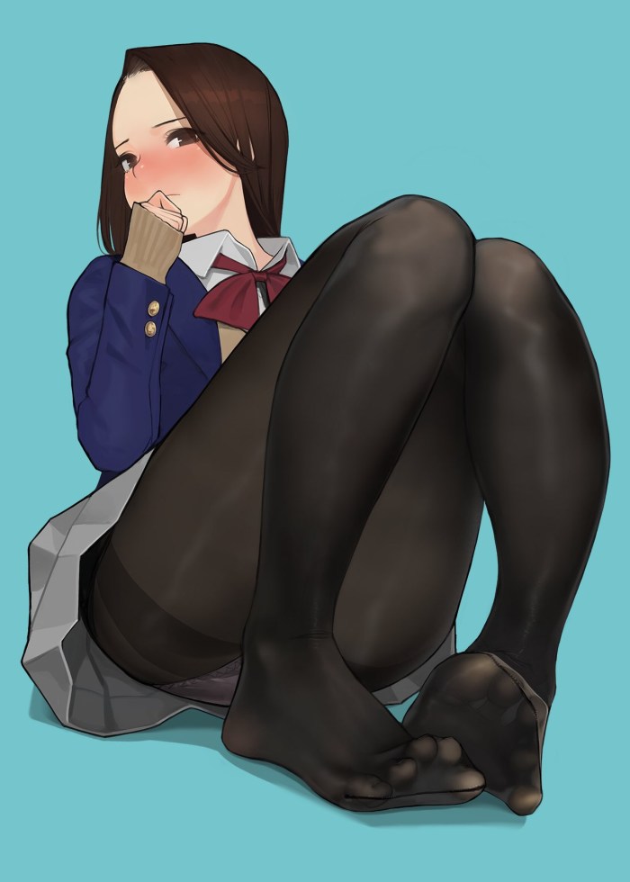 Contemplating tights Ren Aikawa