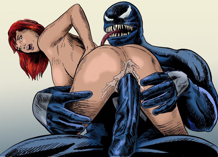 Naked man spider without panties