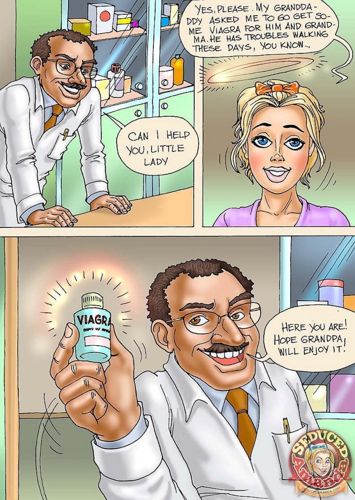 Viagra courier poured