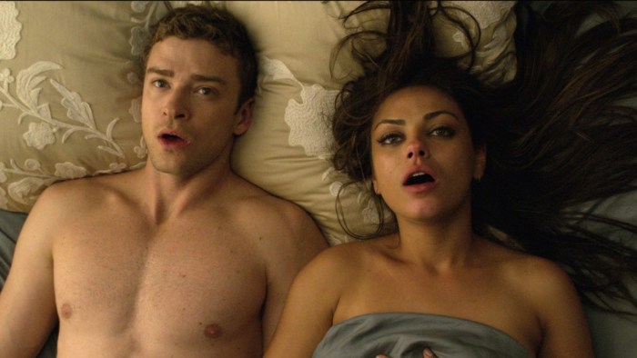Justin Timberlake bed scenes