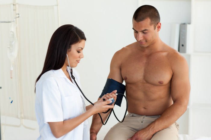 Nurse and man