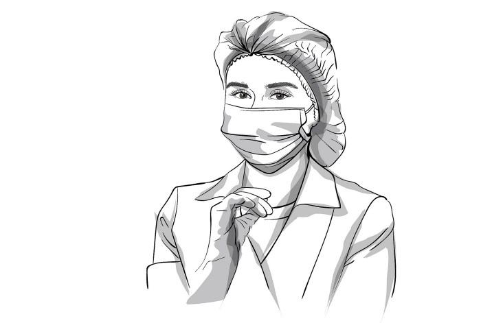 A strict woman doctor