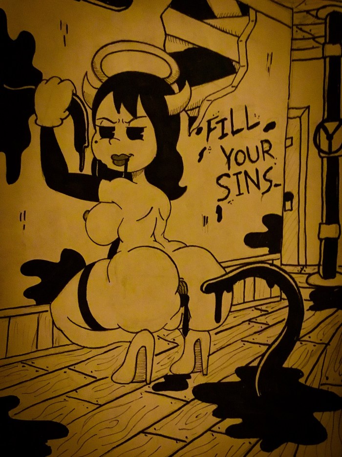 Angel Alice from Bendy Rule 34