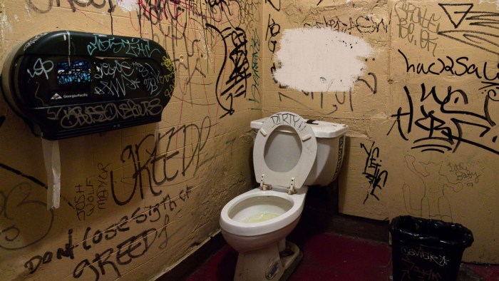 Graffiti in the toilet