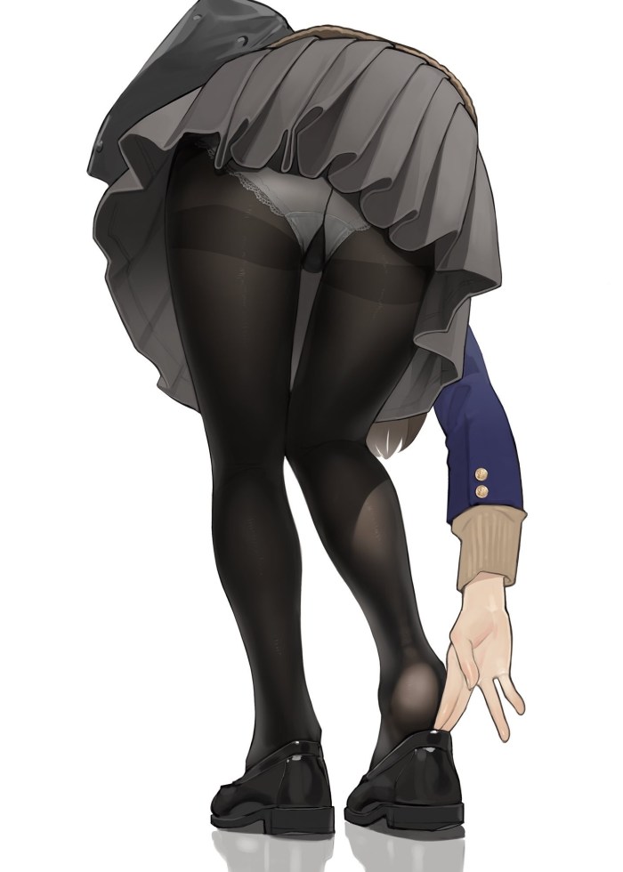 Under a skirt in adult women