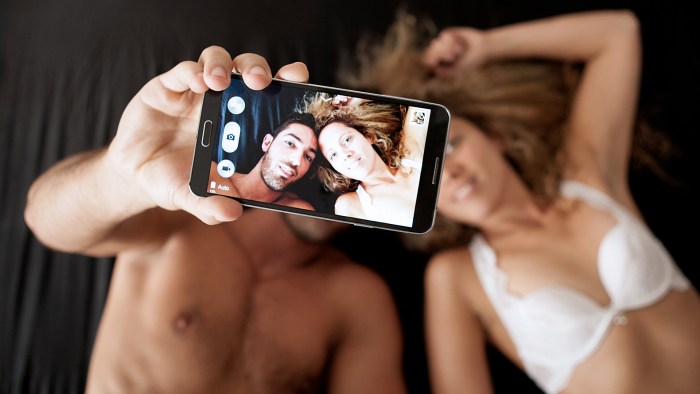 Passion in love in bed