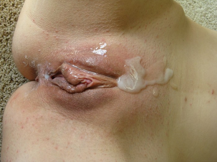 Swingers cum on the face