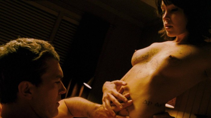 Sienna Gillori naked in the film