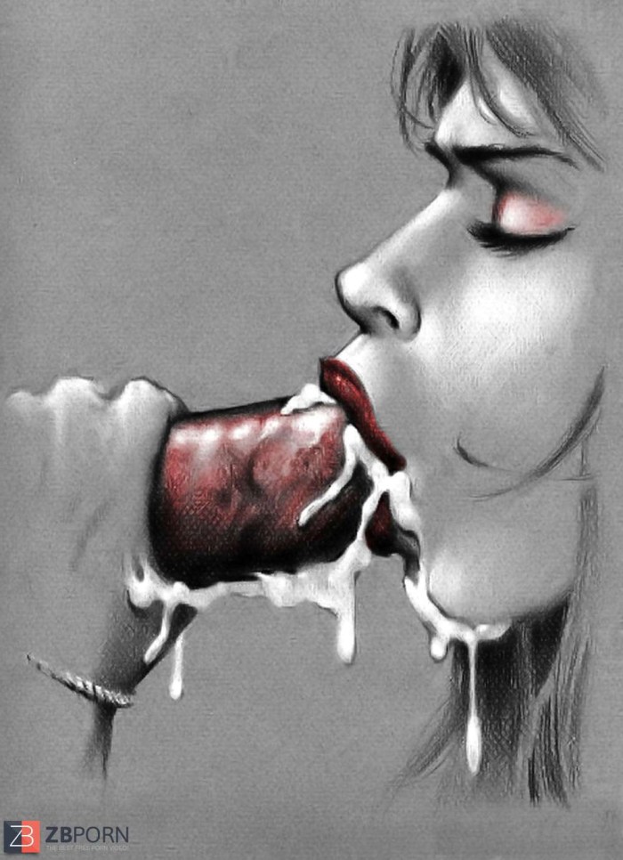 Beautiful drawings of blowjob