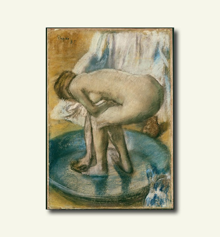 Degas bathing