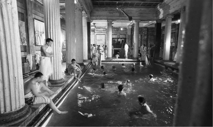 Bathing in films
