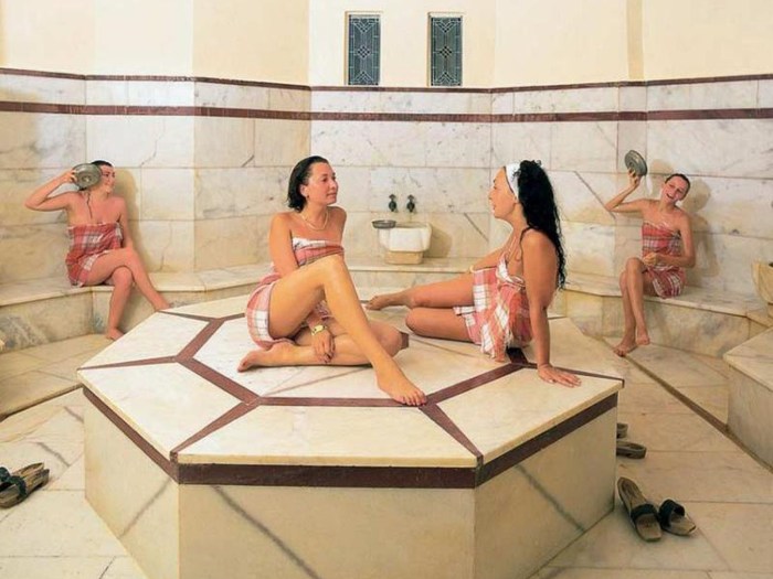 Boys in a public bathhouse