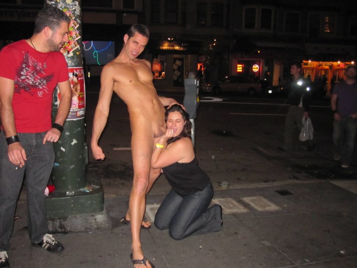 Men's members in public